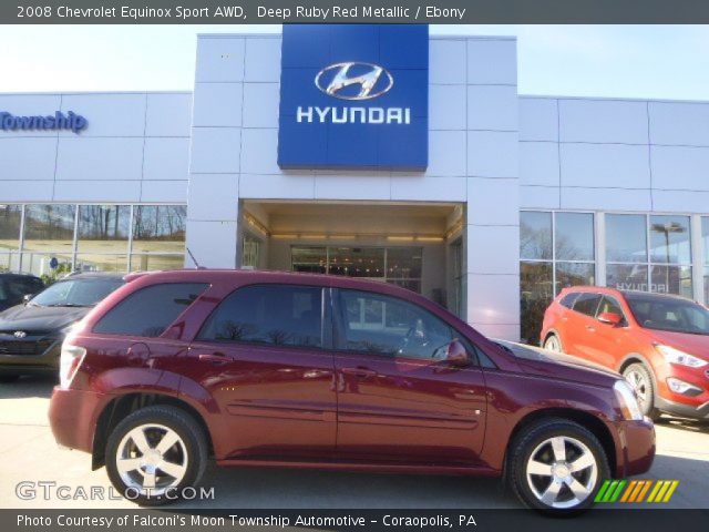 2008 Chevrolet Equinox Sport AWD in Deep Ruby Red Metallic