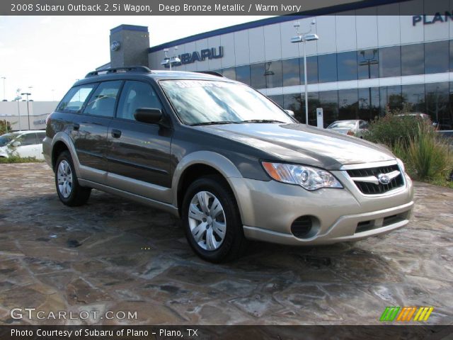 2008 Subaru Outback 2.5i Wagon in Deep Bronze Metallic