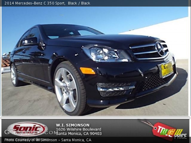 2014 Mercedes-Benz C 350 Sport in Black