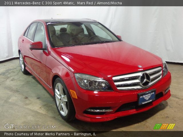 2011 Mercedes-Benz C 300 Sport 4Matic in Mars Red