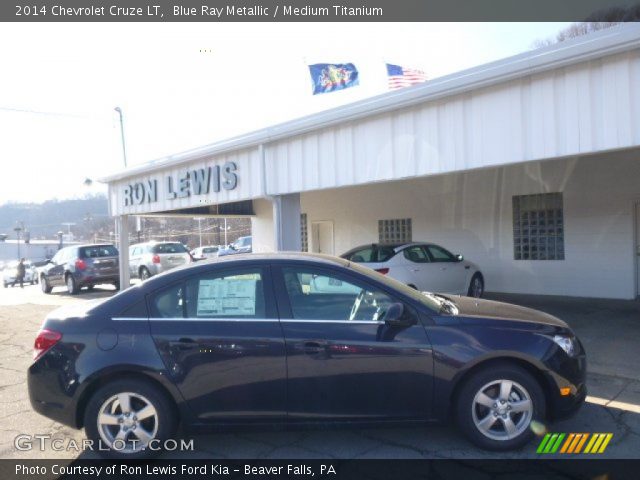 2014 Chevrolet Cruze LT in Blue Ray Metallic