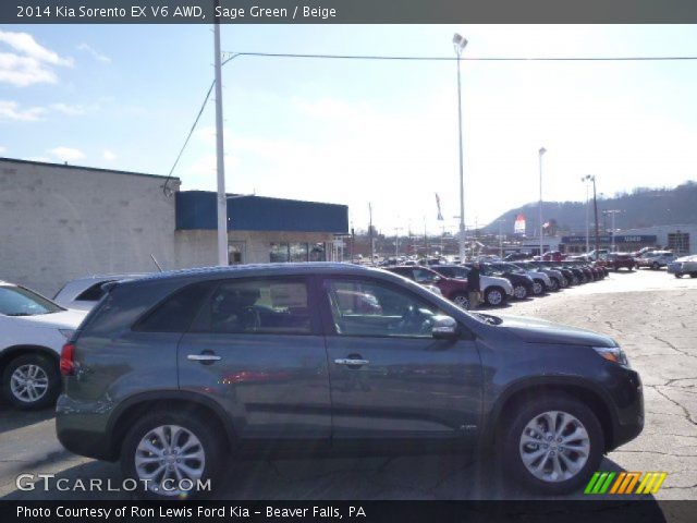 2014 Kia Sorento EX V6 AWD in Sage Green