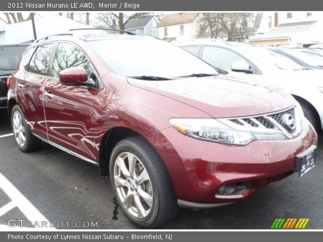 2012 Nissan Murano LE AWD in Merlot