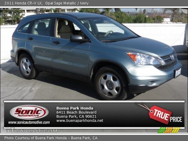2011 Honda CR-V LX in Opal Sage Metallic