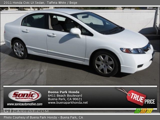 2011 Honda Civic LX Sedan in Taffeta White