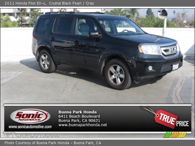 2011 Honda Pilot EX-L in Crystal Black Pearl