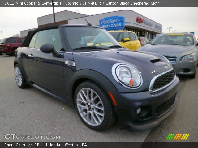 2012 Mini Cooper S Convertible in Cosmic Blue Metallic