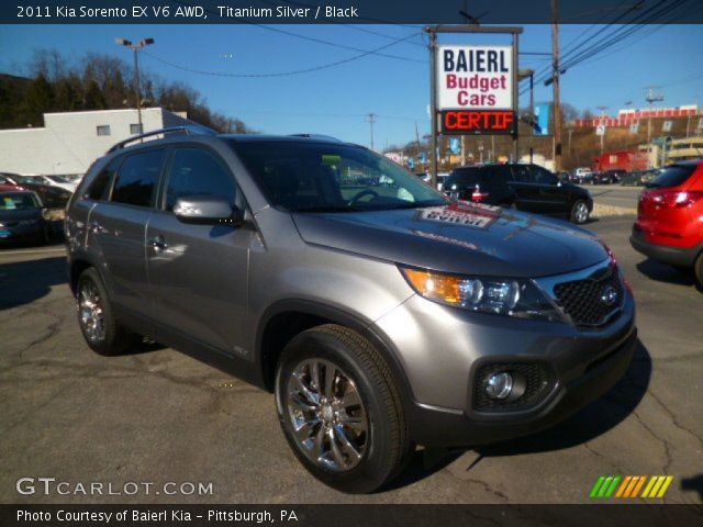 2011 Kia Sorento EX V6 AWD in Titanium Silver