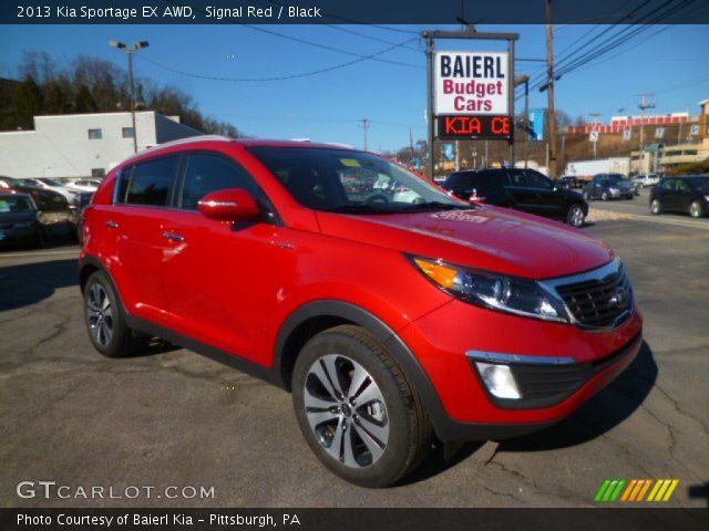 2013 Kia Sportage EX AWD in Signal Red