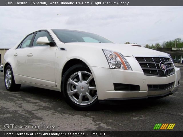 2009 Cadillac CTS Sedan in White Diamond Tri-Coat