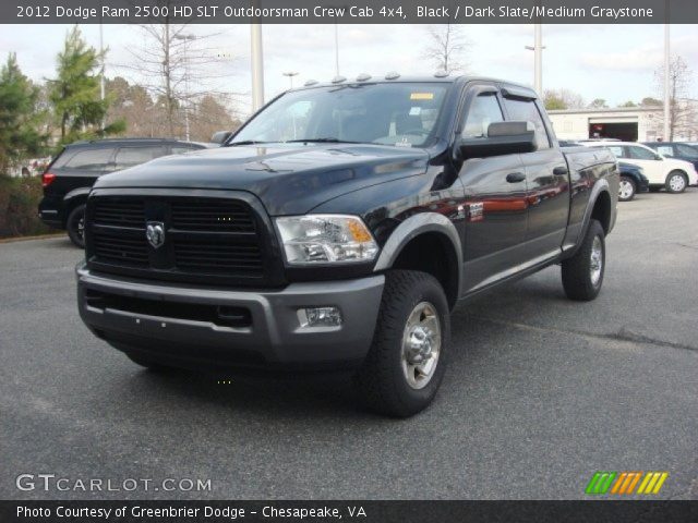 2012 Dodge Ram 2500 HD SLT Outdoorsman Crew Cab 4x4 in Black