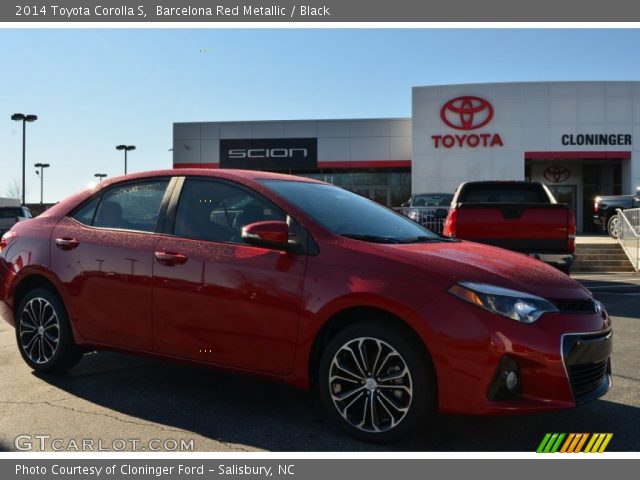 2014 Toyota Corolla S in Barcelona Red Metallic