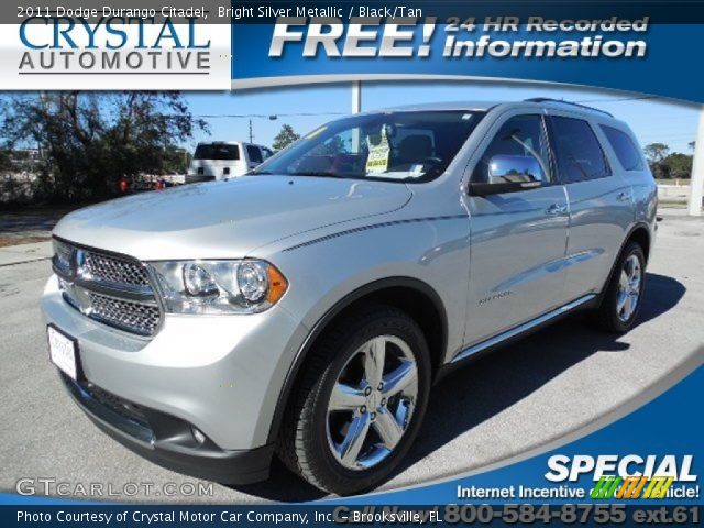 2011 Dodge Durango Citadel in Bright Silver Metallic