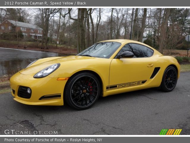 2012 Porsche Cayman R in Speed Yellow