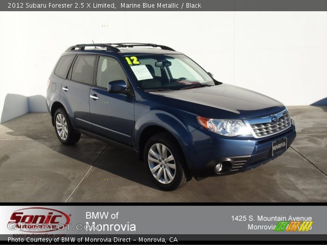 2012 Subaru Forester 2.5 X Limited in Marine Blue Metallic