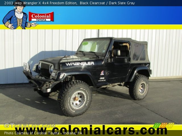 2003 Jeep Wrangler X 4x4 Freedom Edition in Black Clearcoat