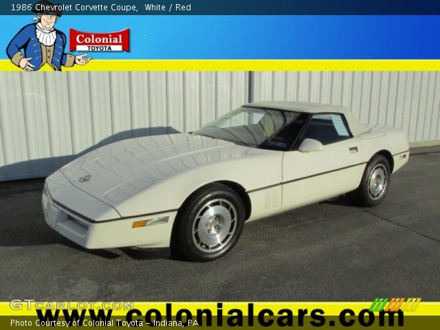 1986 Chevrolet Corvette Coupe in White