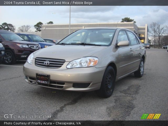 2004 Toyota Corolla LE in Desert Sand Mica