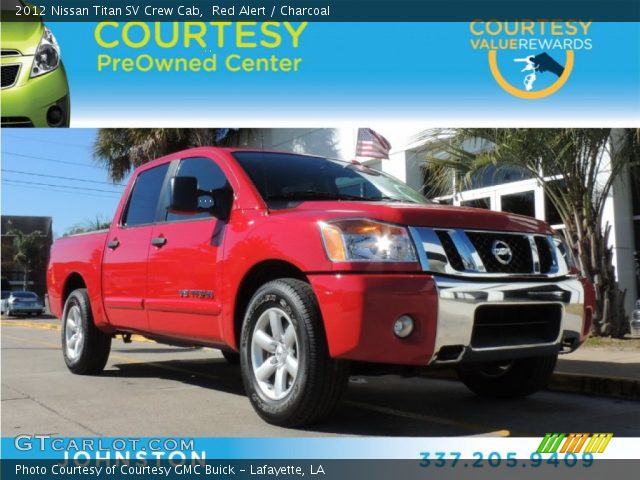 2012 Nissan Titan SV Crew Cab in Red Alert