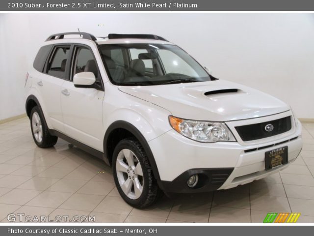 2010 Subaru Forester 2.5 XT Limited in Satin White Pearl