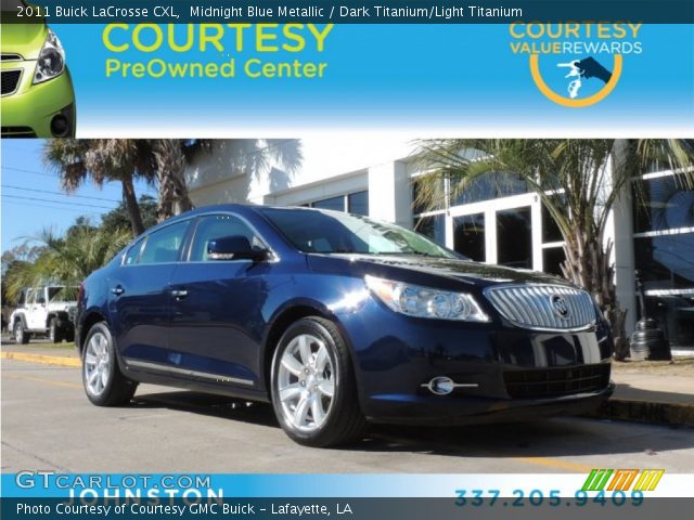2011 Buick LaCrosse CXL in Midnight Blue Metallic