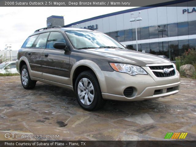 2008 Subaru Outback 2.5i Wagon in Deep Bronze Metallic