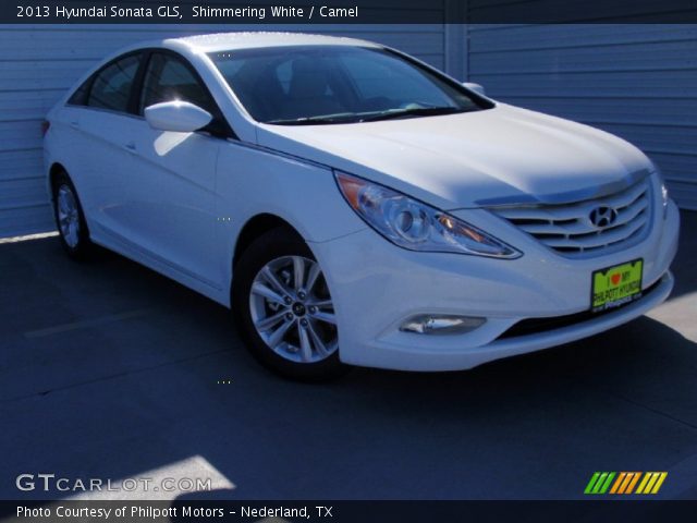 2013 Hyundai Sonata GLS in Shimmering White