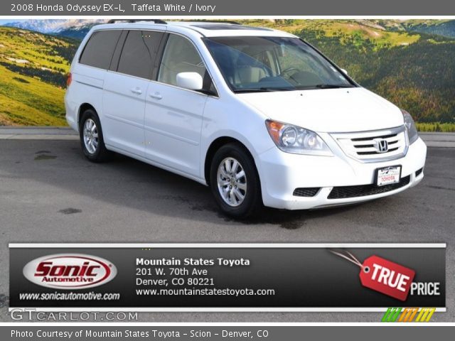 2008 Honda Odyssey EX-L in Taffeta White