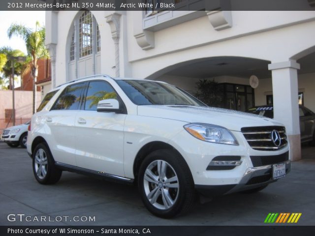 2012 Mercedes-Benz ML 350 4Matic in Arctic White