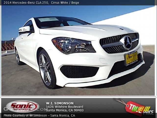 2014 Mercedes-Benz CLA 250 in Cirrus White