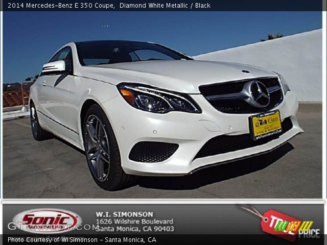 2014 Mercedes-Benz E 350 Coupe in Diamond White Metallic