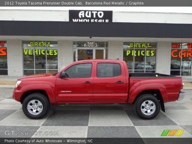 2012 Toyota Tacoma Prerunner Double Cab in Barcelona Red Metallic