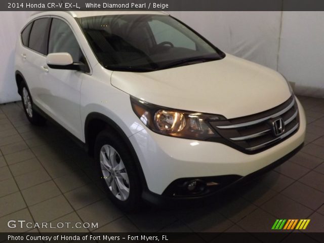 2014 Honda CR-V EX-L in White Diamond Pearl