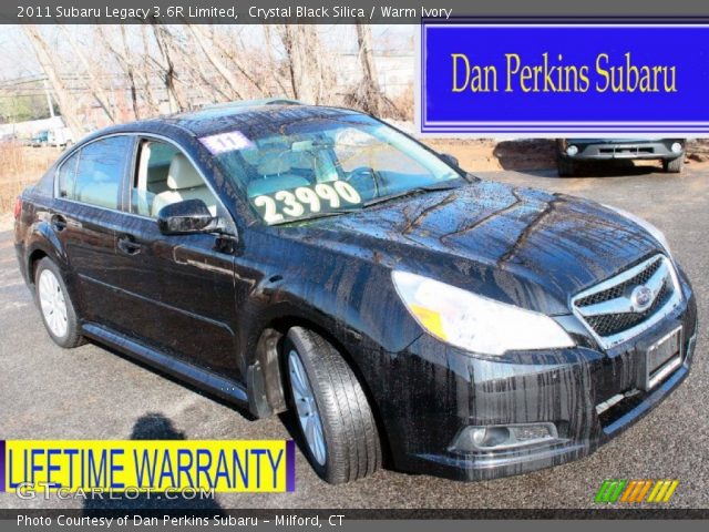 2011 Subaru Legacy 3.6R Limited in Crystal Black Silica