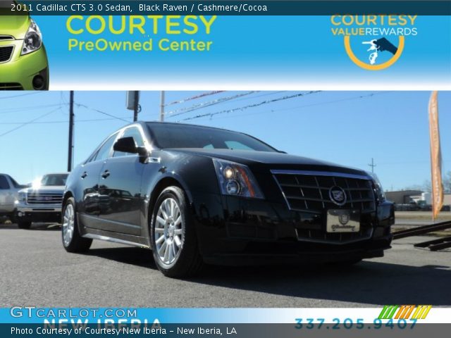 2011 Cadillac CTS 3.0 Sedan in Black Raven
