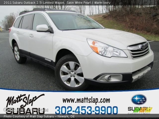 2011 Subaru Outback 2.5i Limited Wagon in Satin White Pearl