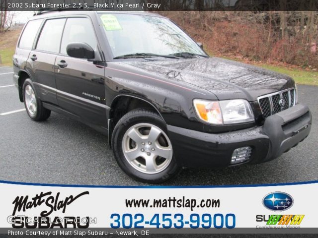 2002 Subaru Forester 2.5 S in Black Mica Pearl