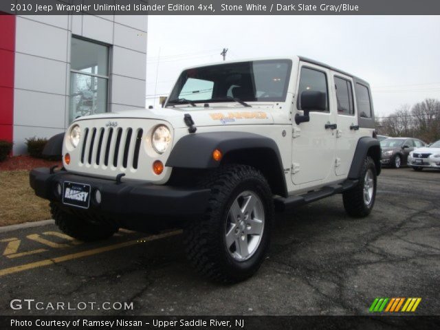 2010 Jeep Wrangler Unlimited Islander Edition 4x4 in Stone White