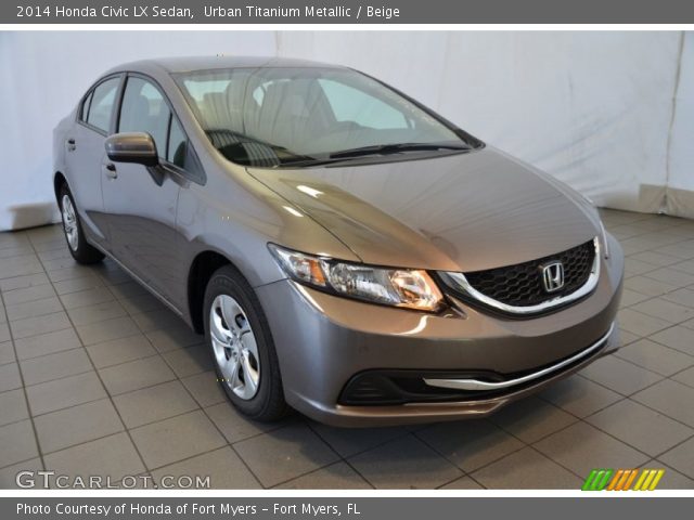 2014 Honda Civic LX Sedan in Urban Titanium Metallic