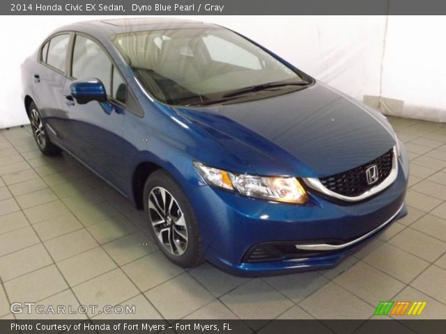 2014 Honda Civic EX Sedan in Dyno Blue Pearl