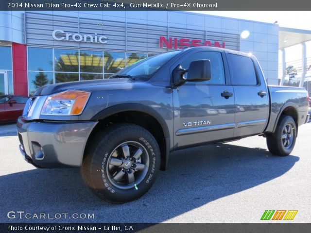 2014 Nissan Titan Pro-4X Crew Cab 4x4 in Gun Metallic