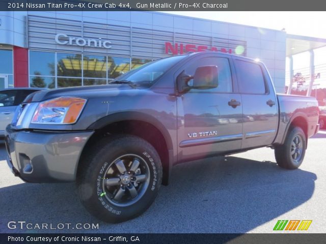 2014 Nissan Titan Pro-4X Crew Cab 4x4 in Gun Metallic