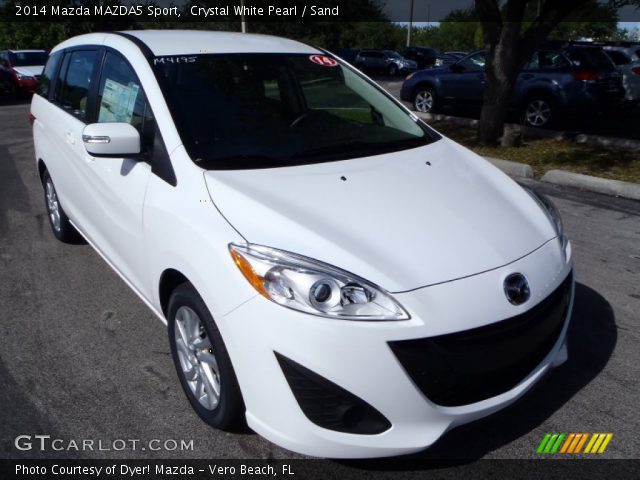 2014 Mazda MAZDA5 Sport in Crystal White Pearl