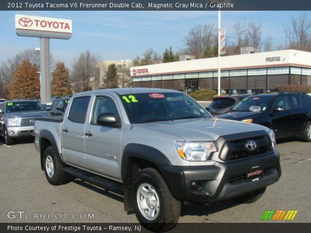2012 Toyota Tacoma V6 Prerunner Double Cab in Magnetic Gray Mica