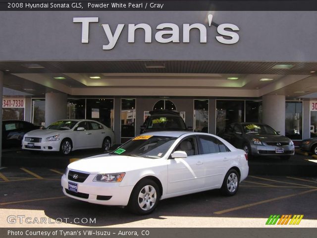 2008 Hyundai Sonata GLS in Powder White Pearl