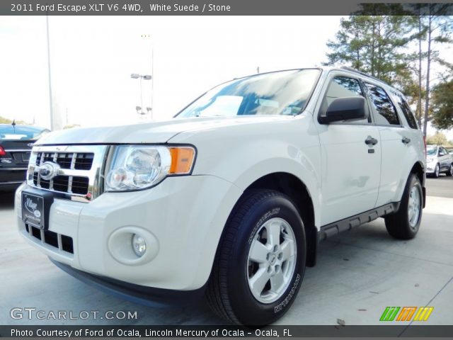 2011 Ford Escape XLT V6 4WD in White Suede