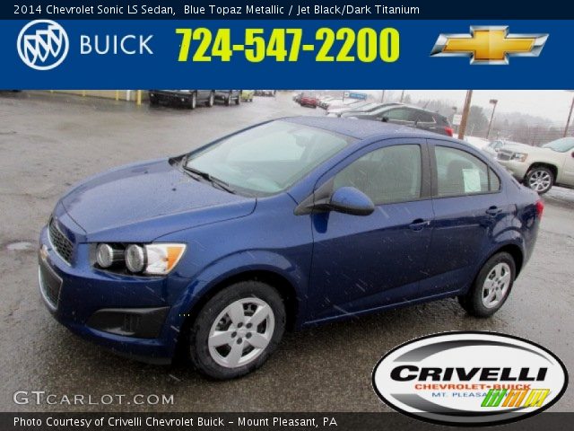 2014 Chevrolet Sonic LS Sedan in Blue Topaz Metallic