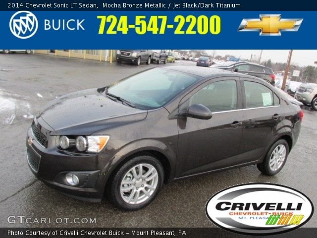 2014 Chevrolet Sonic LT Sedan in Mocha Bronze Metallic