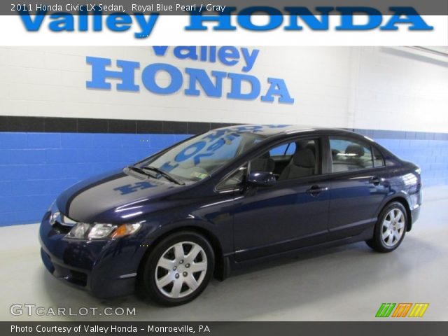 2011 Honda Civic LX Sedan in Royal Blue Pearl