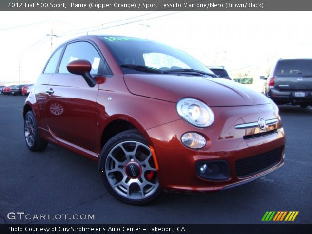 2012 Fiat 500 Sport in Rame (Copper Orange)